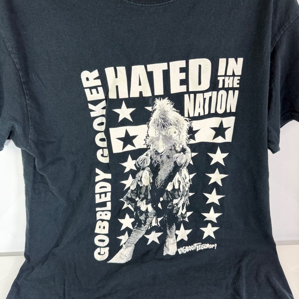 Vintage Gobbledy gooker Hated In The‎ Nation Shirt big boot leg drop Size medium